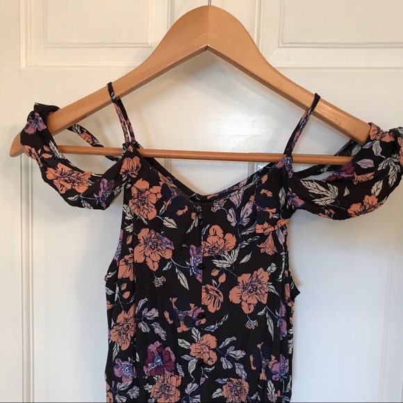 Art Class maxi dress cold shoulder 7/8 - Picture 3 of 9